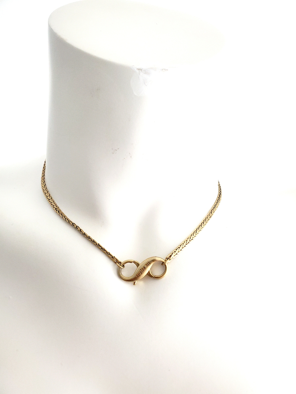 Lia Sophia Gold Infinity Link Necklace
